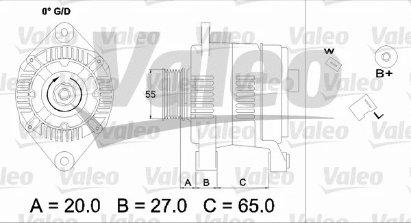 436697 VALEO Генератор (фото 1)