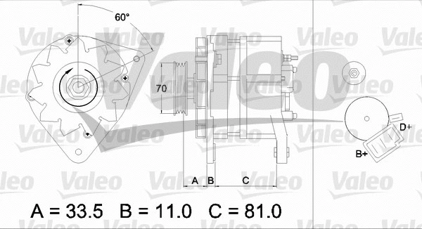 436699 VALEO Генератор (фото 1)