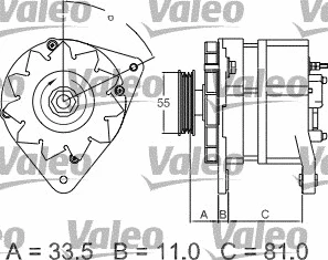 436699 VALEO Генератор (фото 8)