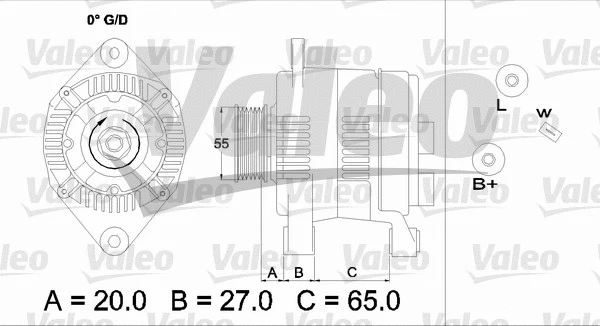 436713 VALEO Генератор (фото 1)