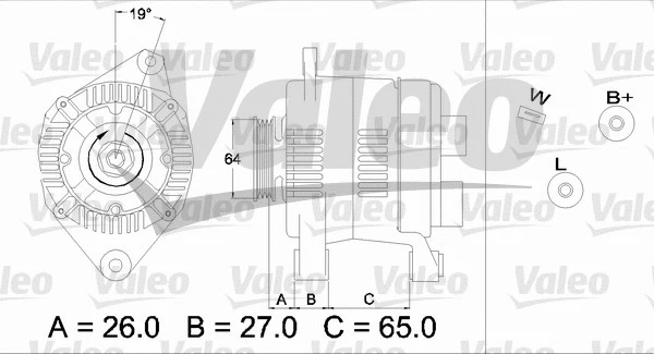 436737 VALEO Генератор (фото 1)