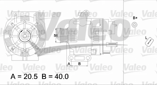 436750 VALEO Генератор (фото 1)