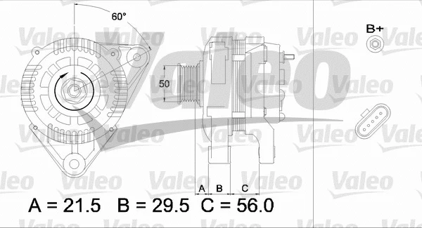 436753 VALEO Генератор (фото 1)