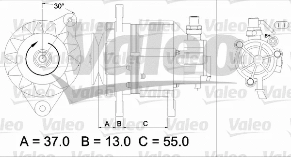 437146 VALEO Генератор (фото 1)