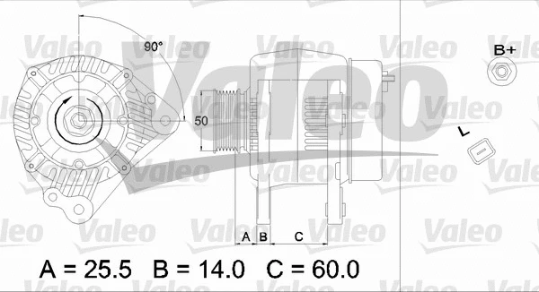 437170 VALEO Генератор (фото 1)