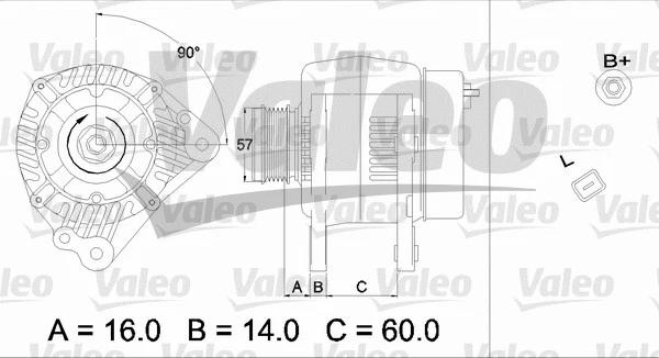 437341 VALEO Генератор (фото 1)