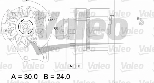 437370 VALEO Генератор (фото 1)