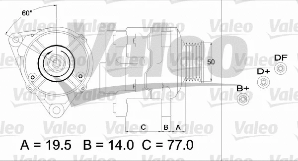 437389 VALEO Генератор (фото 1)