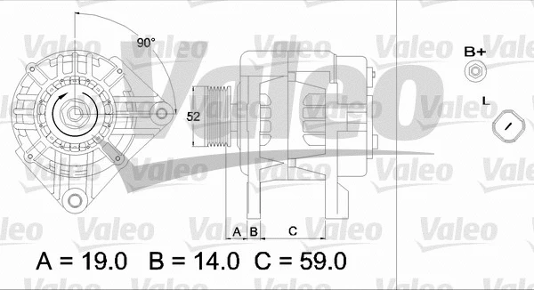 437424 VALEO Генератор (фото 1)