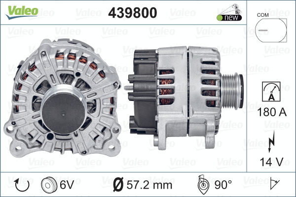 439800 VALEO Генератор (фото 4)