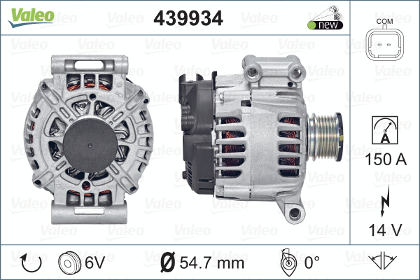 439934 VALEO Генератор (фото 4)