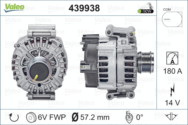 439938 VALEO Генератор (фото 4)