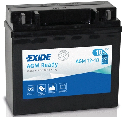 AGM12-18 EXIDE Стартерная аккумуляторная батарея (фото 2)