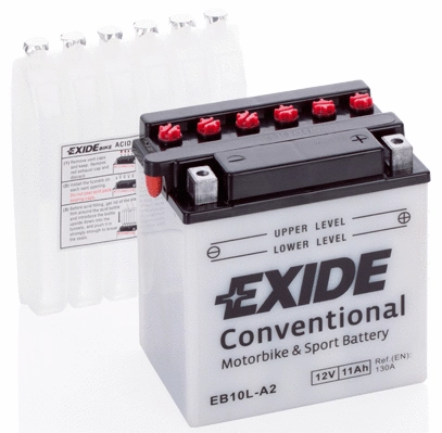 EB10L-A2 EXIDE Стартерная аккумуляторная батарея (фото 2)