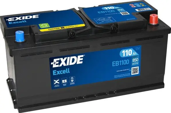 EB1100 EXIDE Стартерная аккумуляторная батарея (фото 1)