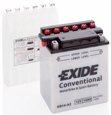 EB14-A2 EXIDE Стартерная аккумуляторная батарея (фото 2)
