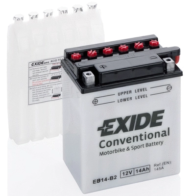 EB14-B2 EXIDE Стартерная аккумуляторная батарея (фото 2)