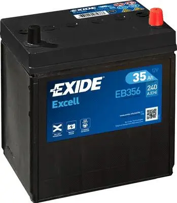 EB356 EXIDE Стартерная аккумуляторная батарея (фото 1)
