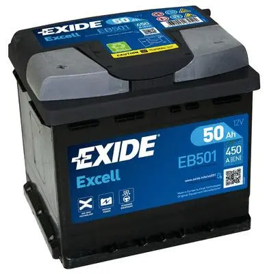 EB501 EXIDE Стартерная аккумуляторная батарея (фото 1)