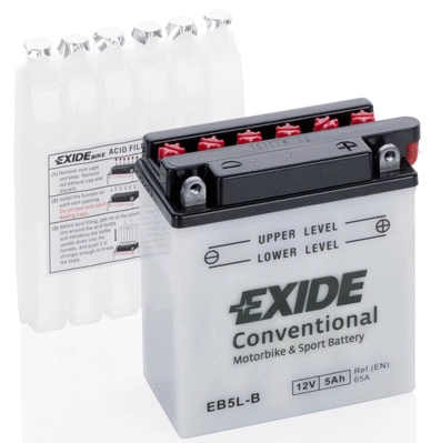 EB5L-B EXIDE Стартерная аккумуляторная батарея (фото 2)