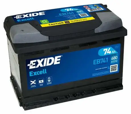 EB741 EXIDE Стартерная аккумуляторная батарея (фото 1)