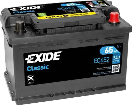 EC652 EXIDE Стартерная аккумуляторная батарея (фото 1)