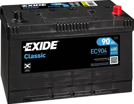 EC904 EXIDE Стартерная аккумуляторная батарея (фото 1)
