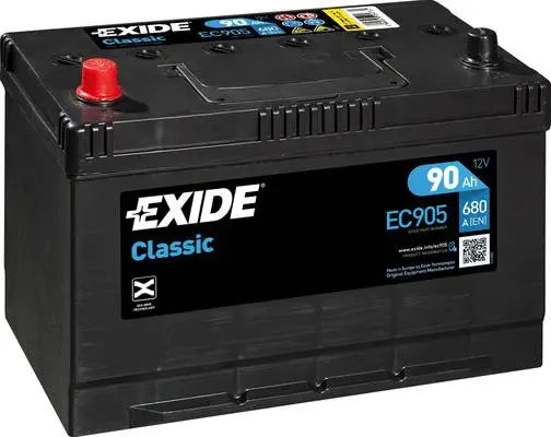 EC905 EXIDE Стартерная аккумуляторная батарея (фото 1)