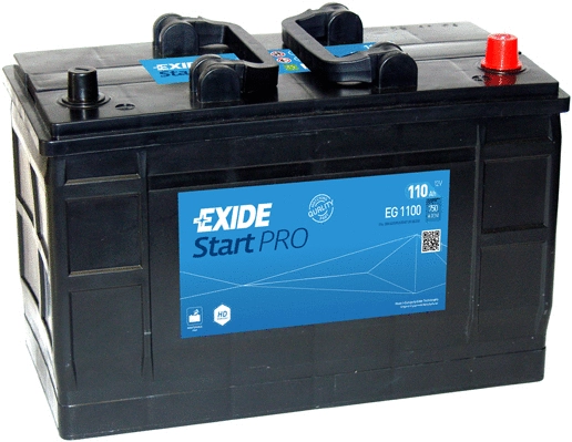 EG1100 EXIDE Стартерная аккумуляторная батарея (фото 2)