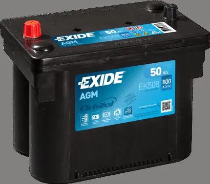 EK508 EXIDE Стартерная аккумуляторная батарея (фото 1)