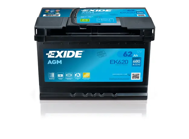 EK620 EXIDE Стартерная аккумуляторная батарея (фото 1)