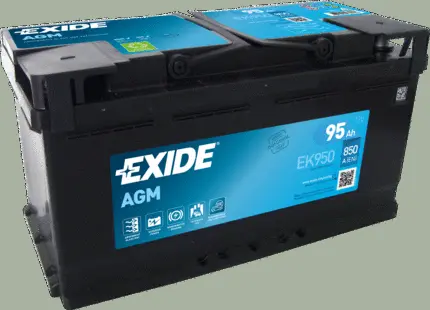 EK950 EXIDE Стартерная аккумуляторная батарея (фото 1)