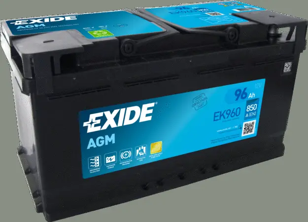 EK960 EXIDE Стартерная аккумуляторная батарея (фото 1)