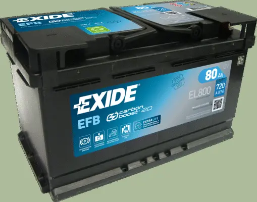 EL800 EXIDE Стартерная аккумуляторная батарея (фото 1)