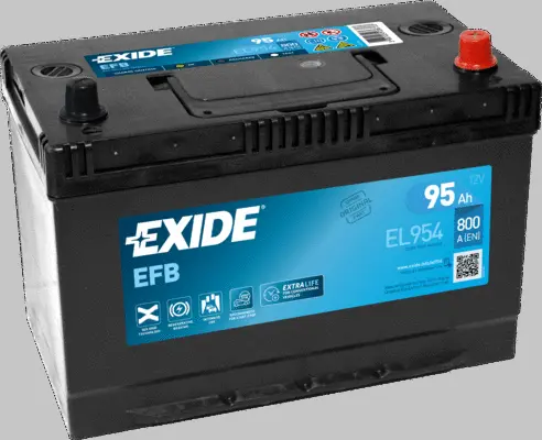 EL954 EXIDE Стартерная аккумуляторная батарея (фото 2)
