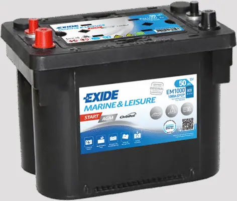 EM1000 EXIDE Стартерная аккумуляторная батарея (фото 1)