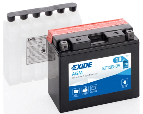 ET12B-BS EXIDE Стартерная аккумуляторная батарея (фото 2)