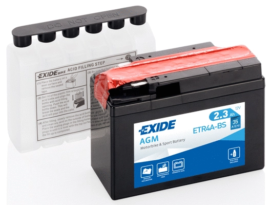 ETR4A-BS EXIDE Стартерная аккумуляторная батарея (фото 2)