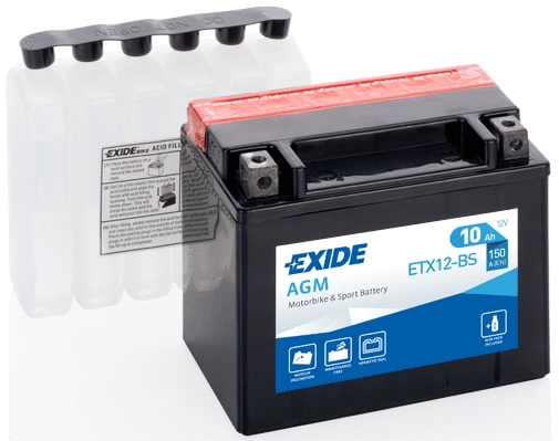 ETX12-BS EXIDE Стартерная аккумуляторная батарея (фото 2)