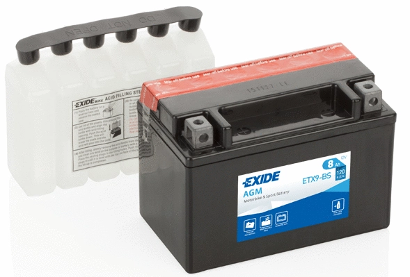 ETX9-BS EXIDE Стартерная аккумуляторная батарея (фото 2)