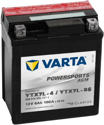 506014005A514 VARTA Стартерная аккумуляторная батарея (фото 1)