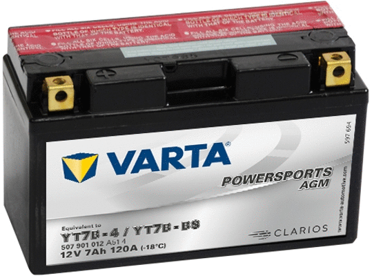507901012A514 VARTA Стартерная аккумуляторная батарея (фото 1)