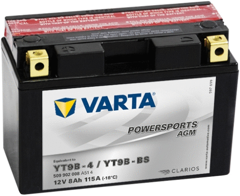 508902012I314 VARTA Стартерная аккумуляторная батарея (фото 1)