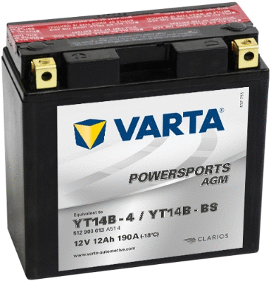 512903013A514 VARTA Стартерная аккумуляторная батарея (фото 1)