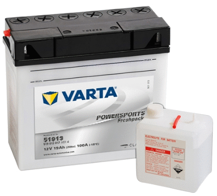 519013017A514 VARTA Стартерная аккумуляторная батарея (фото 1)