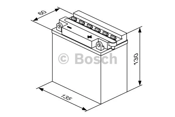 0 092 M4F 190 BOSCH Стартерная аккумуляторная батарея (фото 5)