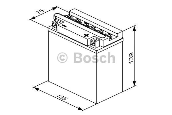 0 092 M4F 270 BOSCH Стартерная аккумуляторная батарея (фото 6)