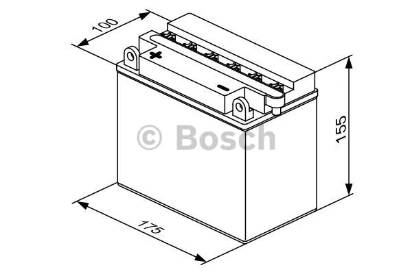 0 092 M4F 440 BOSCH Стартерная аккумуляторная батарея (фото 3)