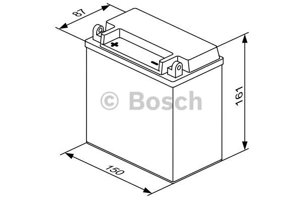 0 092 M60 210 BOSCH Стартерная аккумуляторная батарея (фото 2)