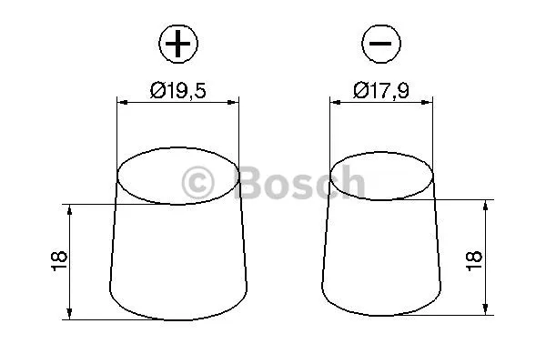 0 092 S30 030 BOSCH Стартерная аккумуляторная батарея (фото 5)